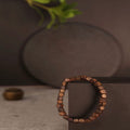 "Xiangsi"— A-Series 6mm Natural Green Kynam Agarwood Square Bead Bracelet