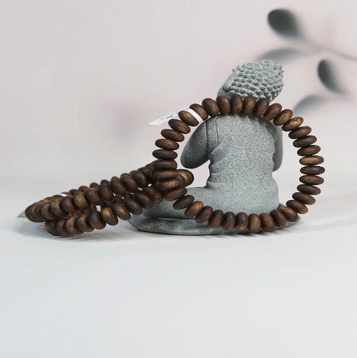 "Yiban Yanhuo” G-Grade Green Kynam Abacus Bracelet — Single Loop