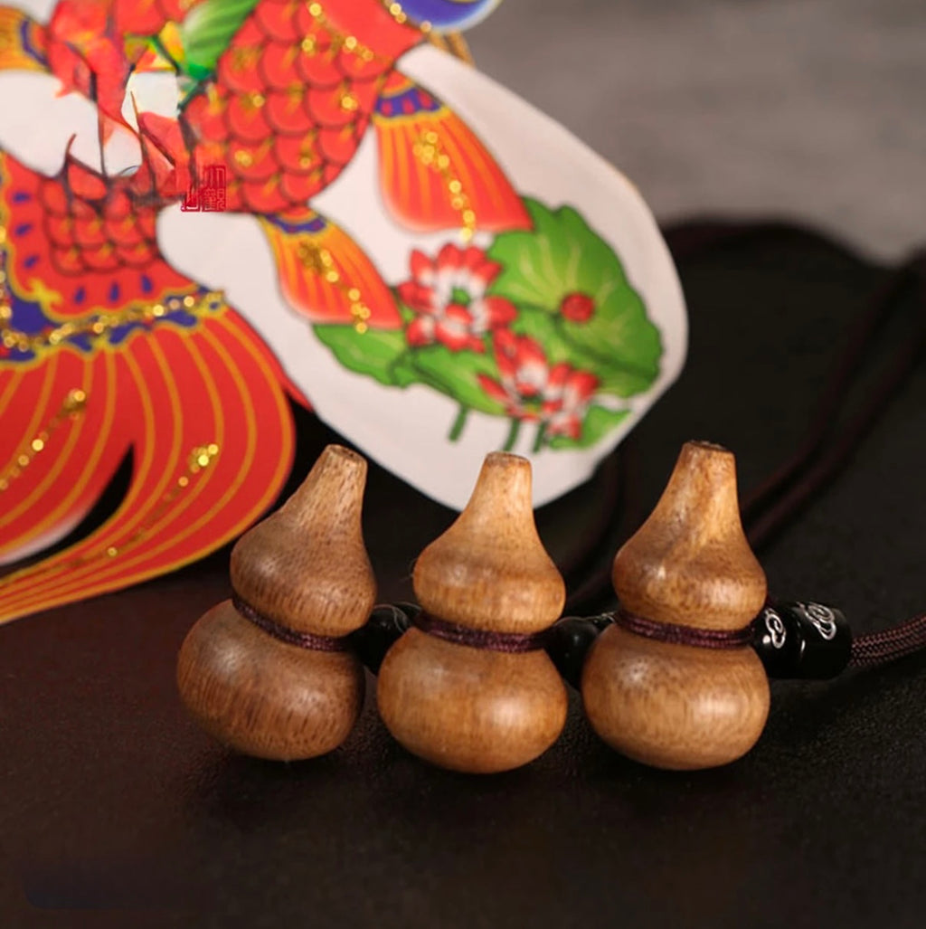 “Xiao Fulu” Agarwood Zen Gourd Charm — Multi-Use Pendant