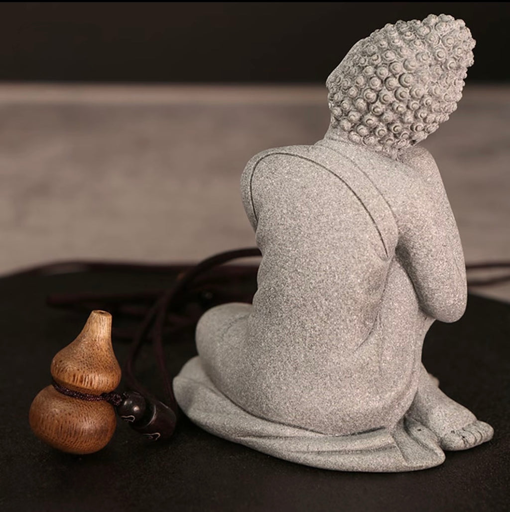 “Xiao Fulu” Agarwood Zen Gourd Charm — Multi-Use Pendant